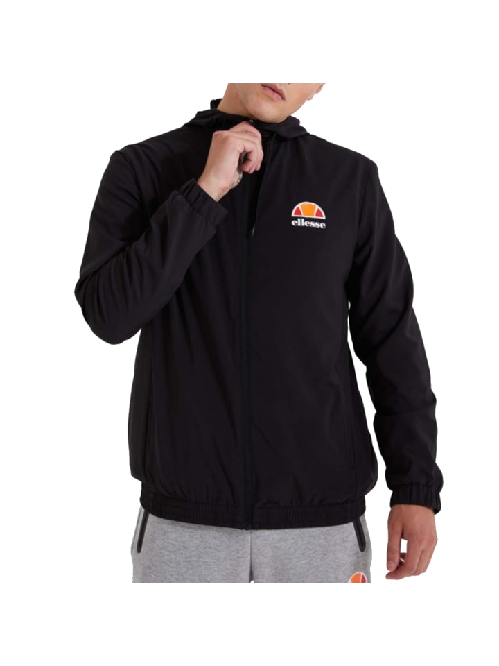Ellesse Sella Track Top in Schwarz