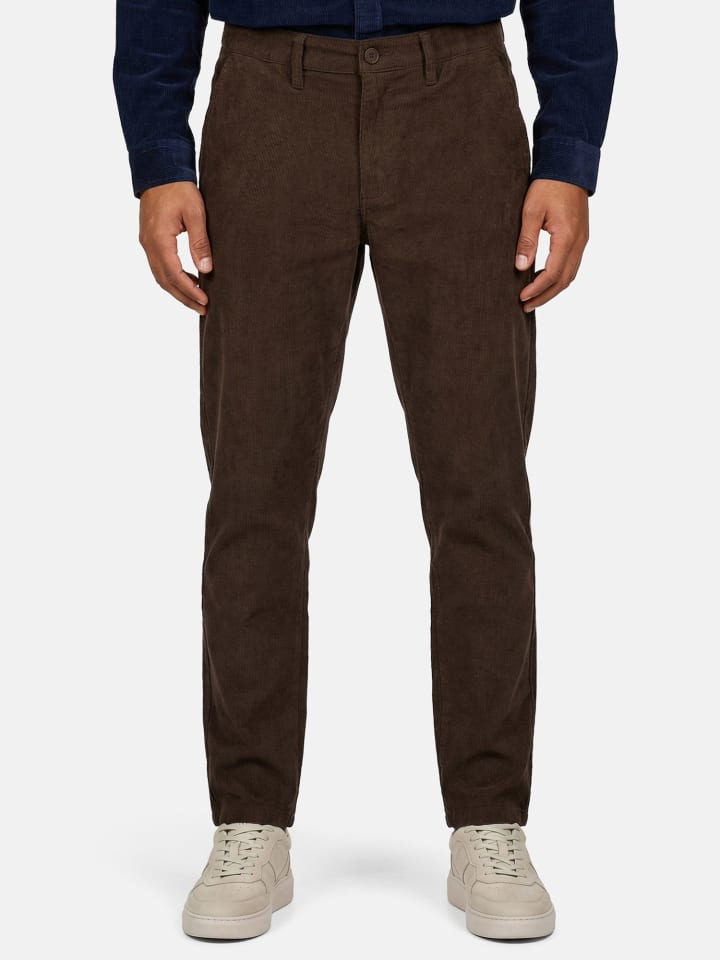Cordhose "A111" - Regular Fit - in Braun