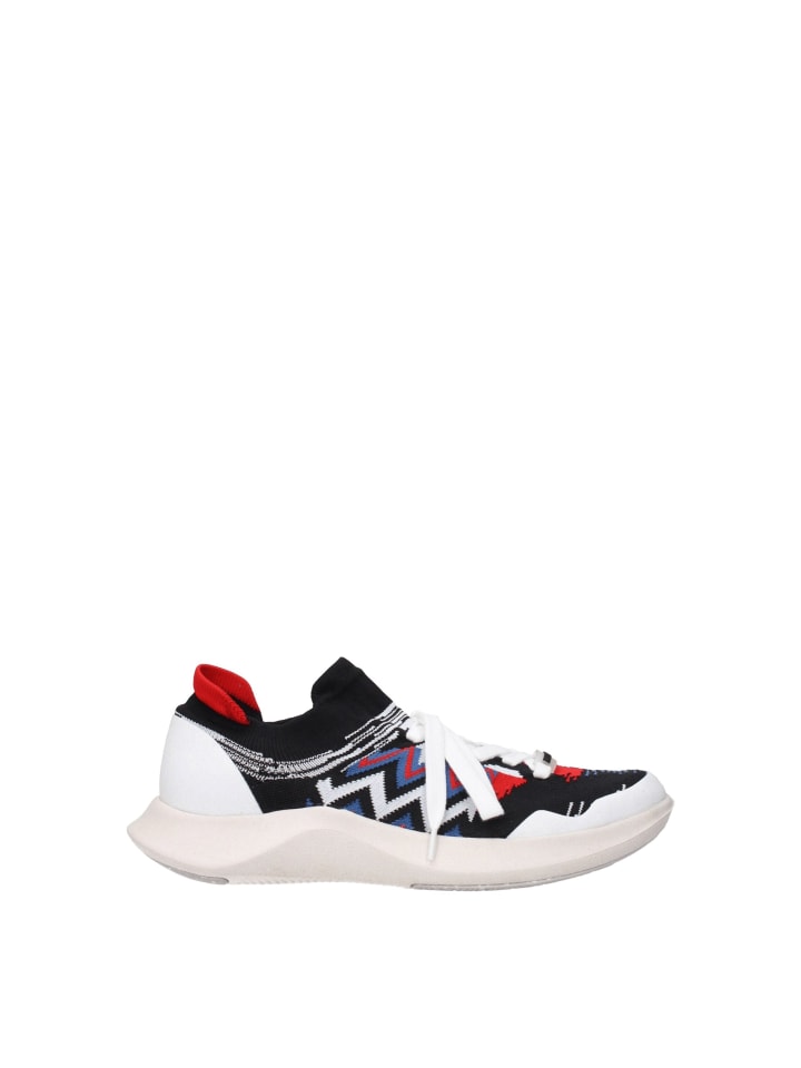 Mehrfarbig Stoff Sneaker