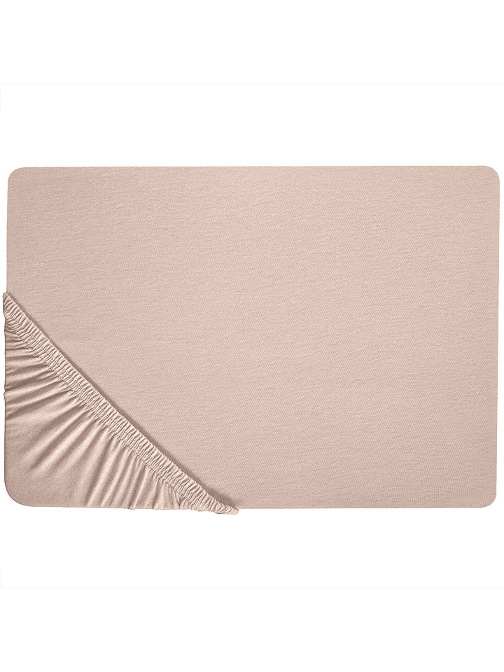 Bettlaken HOFUF in Beige - (W) 90 x (H) 25 x (L) 200 cm