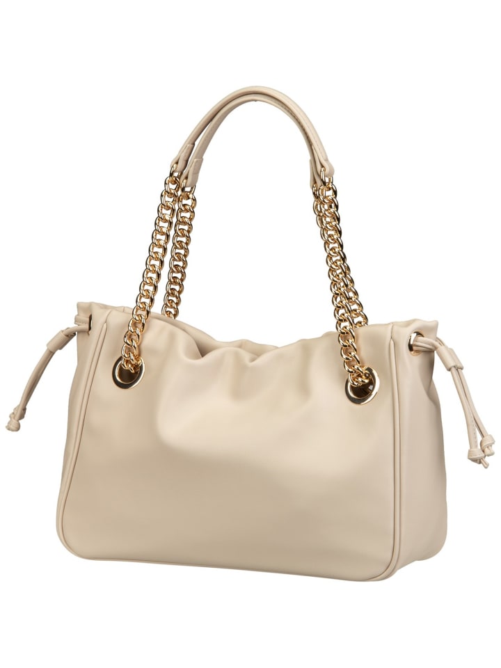 Schultertasche Leni Shoulder Bag M in Beige