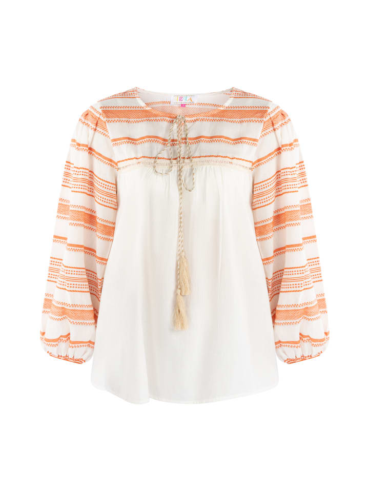 Damen Bluse in Orange