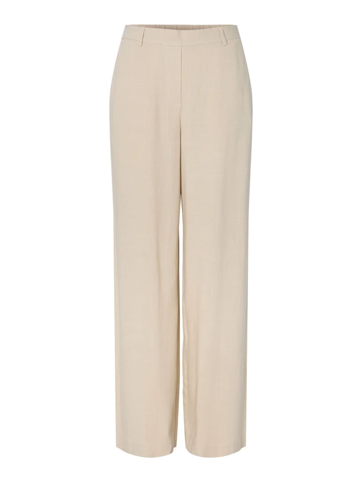 Wide Leg Hose in Silver Lining