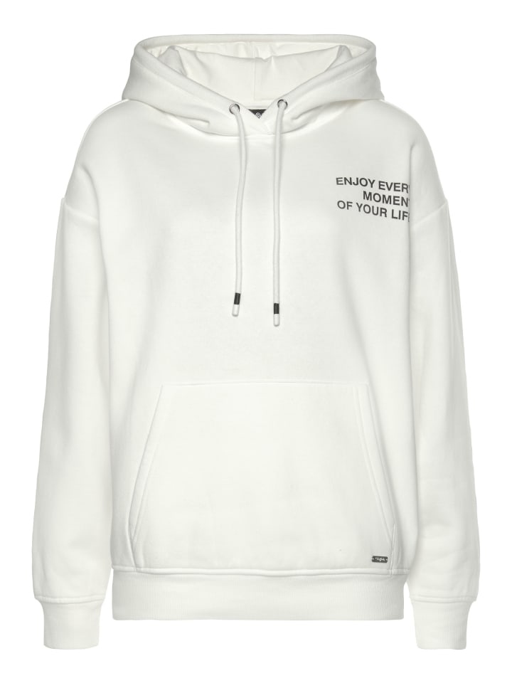 Hoodie in weiß