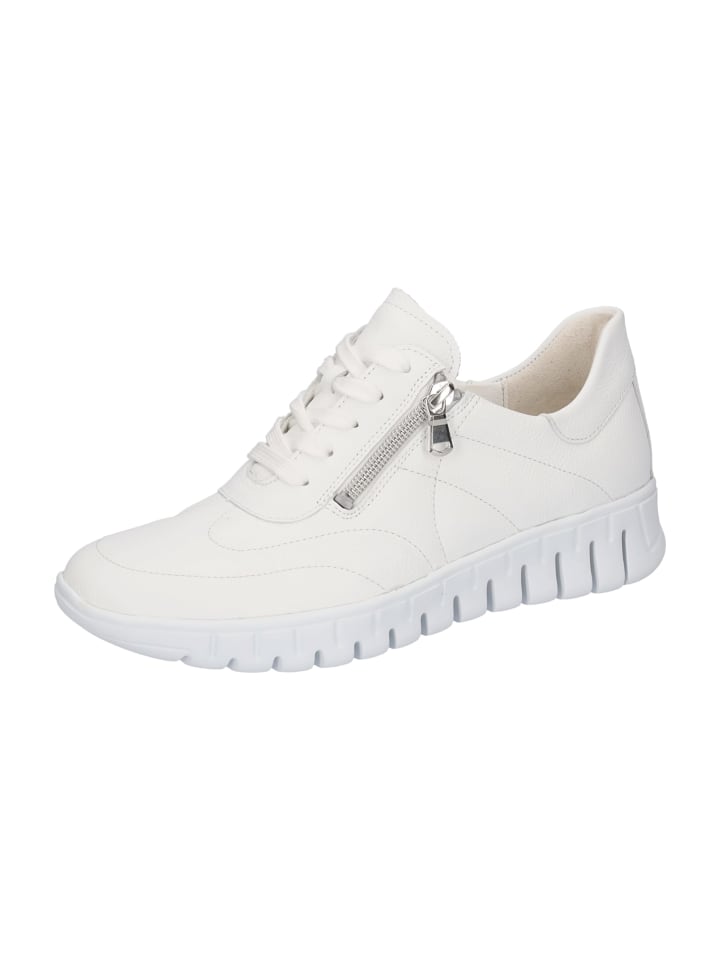 Komfort Schnürschuhe in Weiß