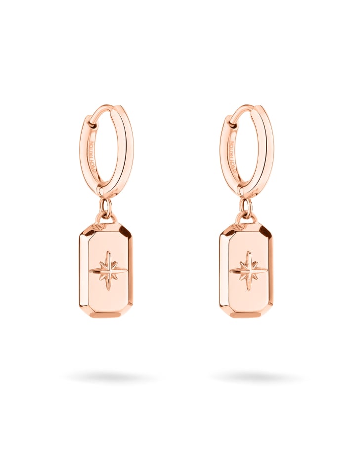 Ohrhänger Sparkling Star in roségold