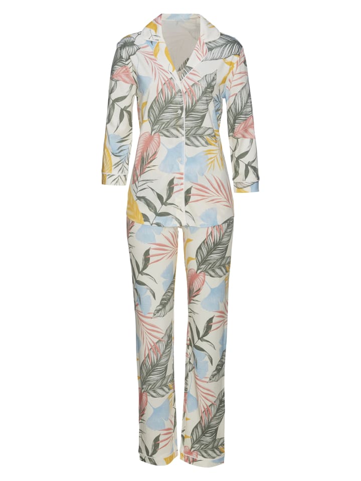 Pyjama in gemustert-allover