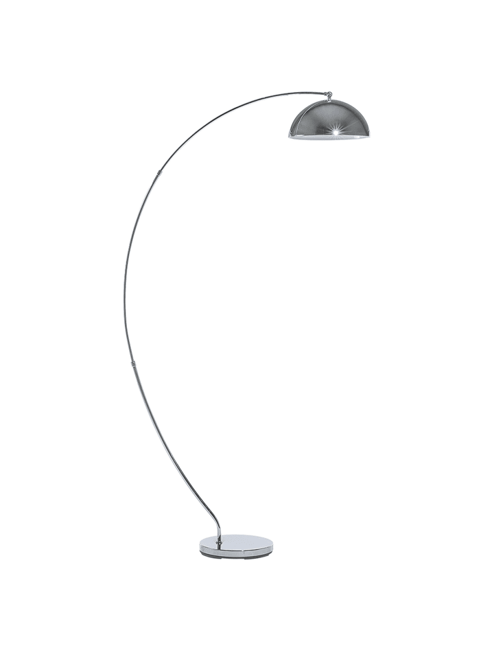 Stehleuchte KAMA in Silber/Schwarz - (W) 33 x (H) 188 x (L) 100 cm