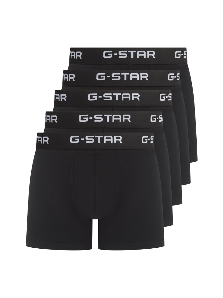 Boxershort 5er Pack in Schwarz