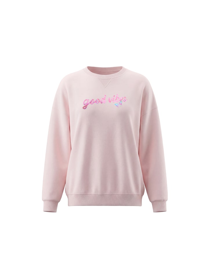 Women Sweatshirt in Light Rose