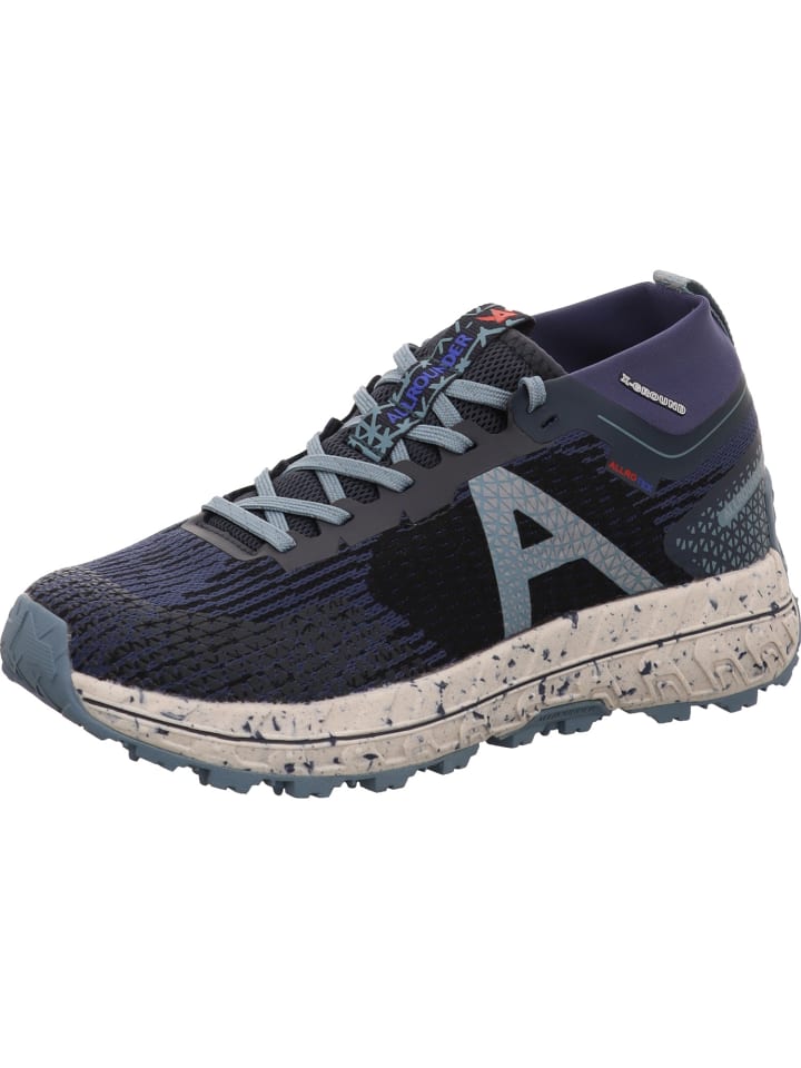 Schnürschuh in blau