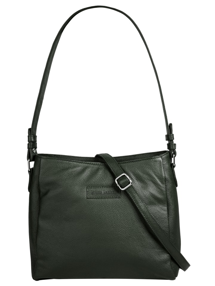 Shopper echt Leder in oliv