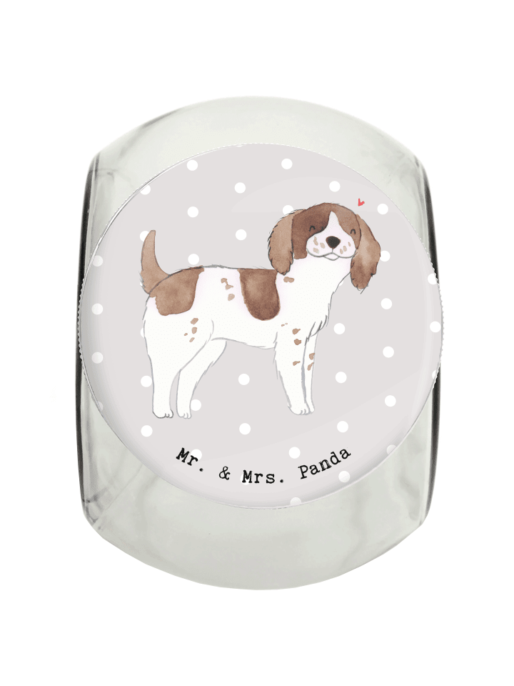 Leckerli Glas English Springer Spaniel Moment o... in Grau Pastell