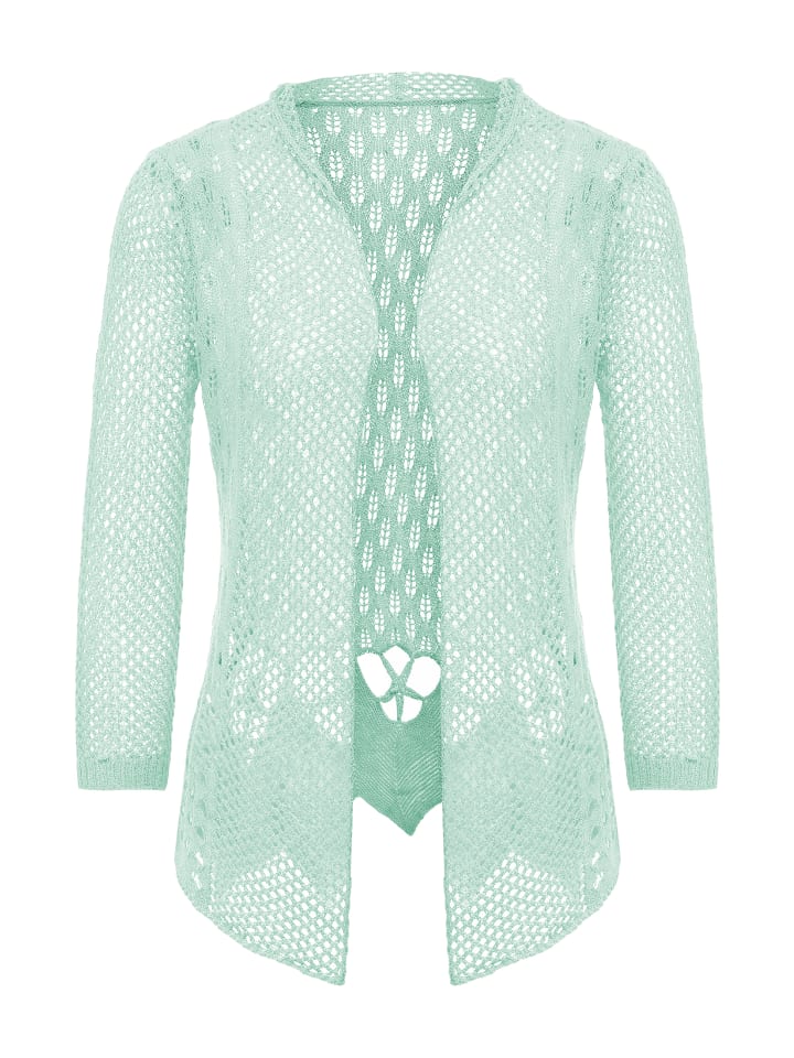 Damen Strickjacke in Lagune