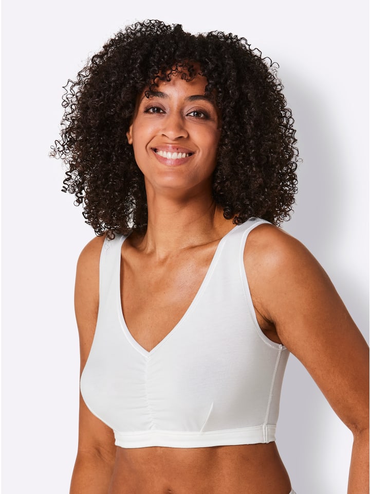 Bustier in camel + champagner