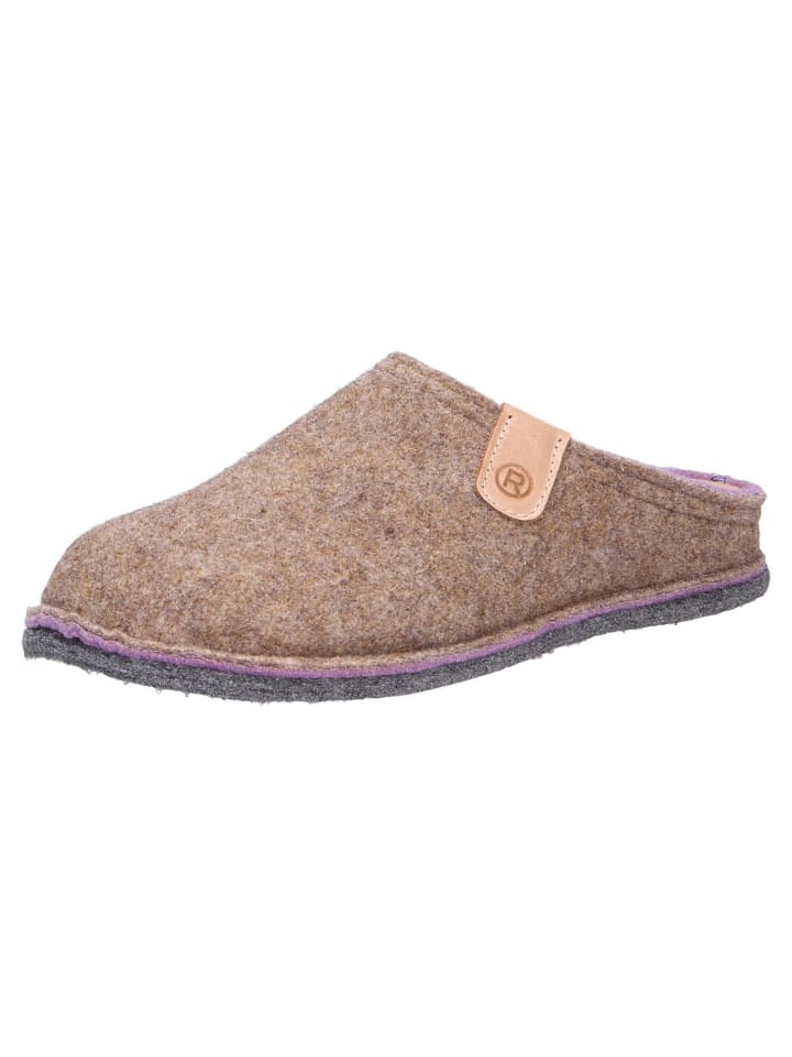 Hausschuh in beige