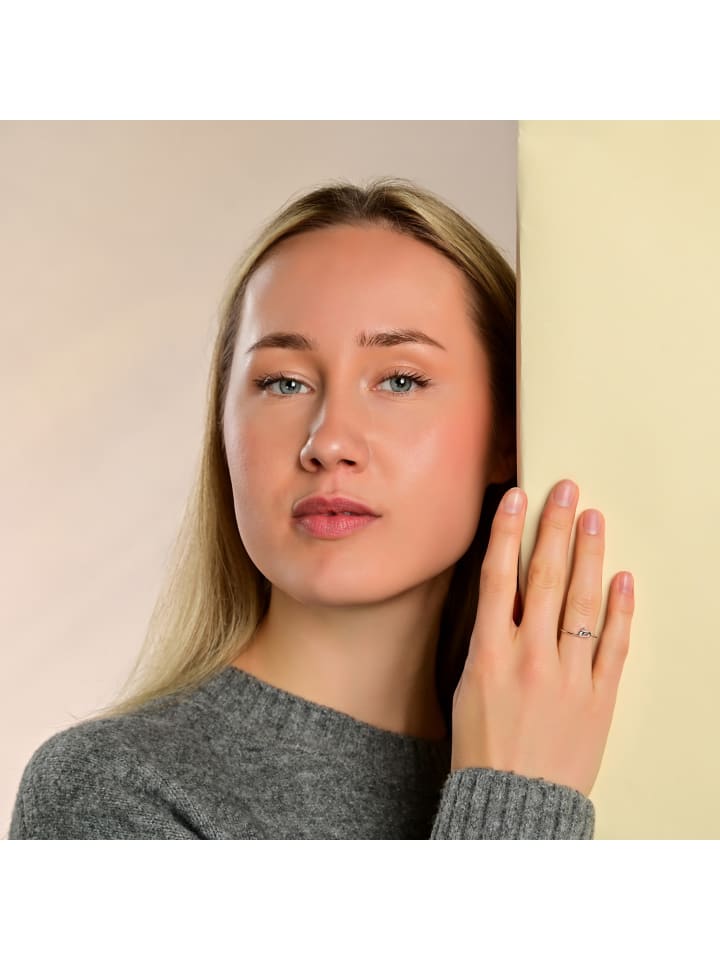 Damen Ring aus 925 Silber in silber