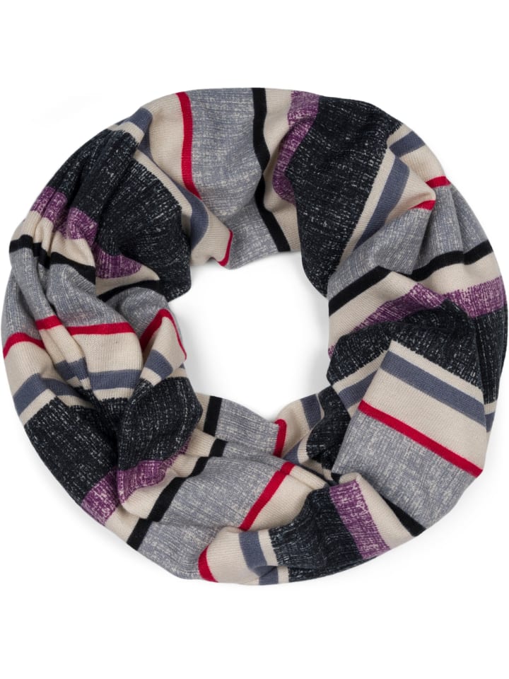 Loop in Lila-Grau-Beige
