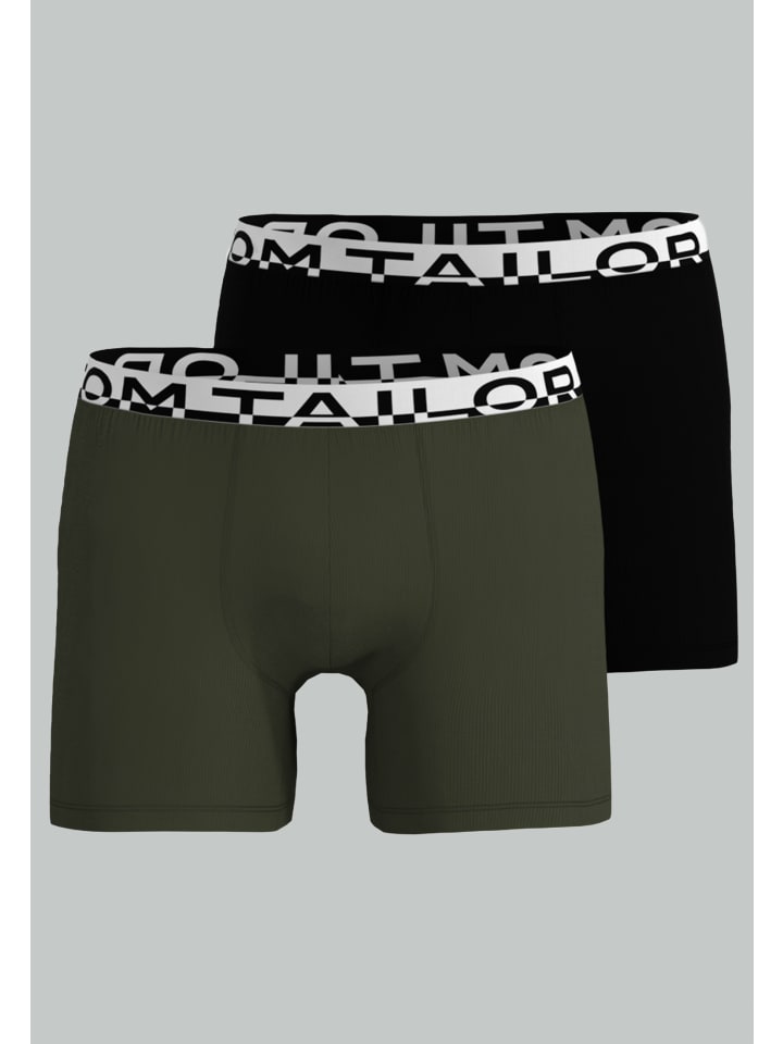 Long- Pants 2Er Pack Kentucky in grün-dunkel-uni