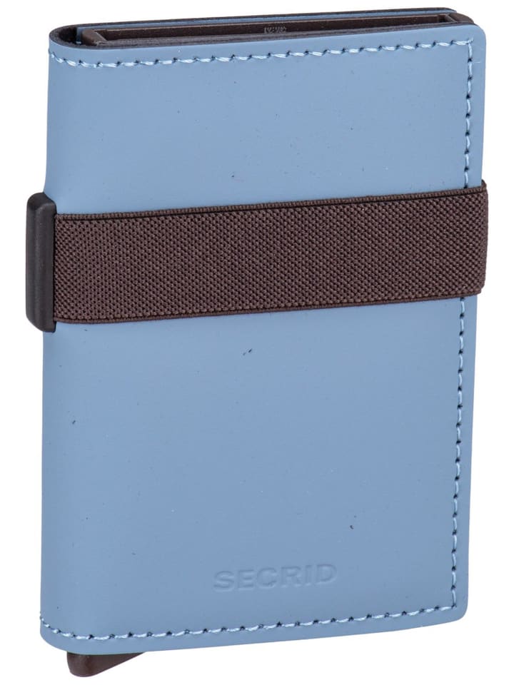 Geldbörse Bandwallet Matte in Steel Blue-Brown