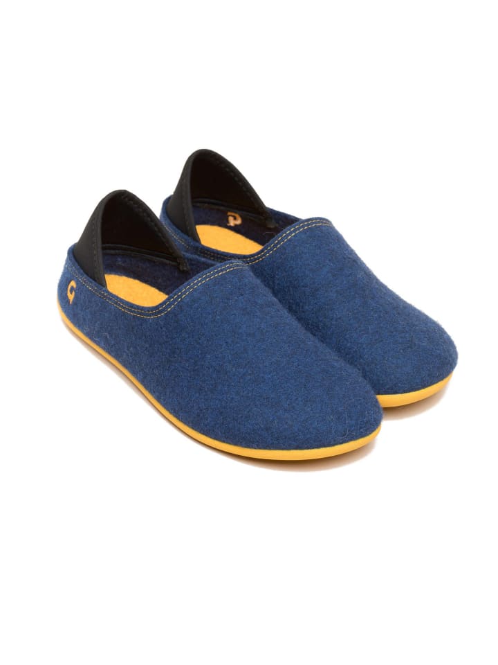 Hausschuh Wool Slip-On in midnight/lux