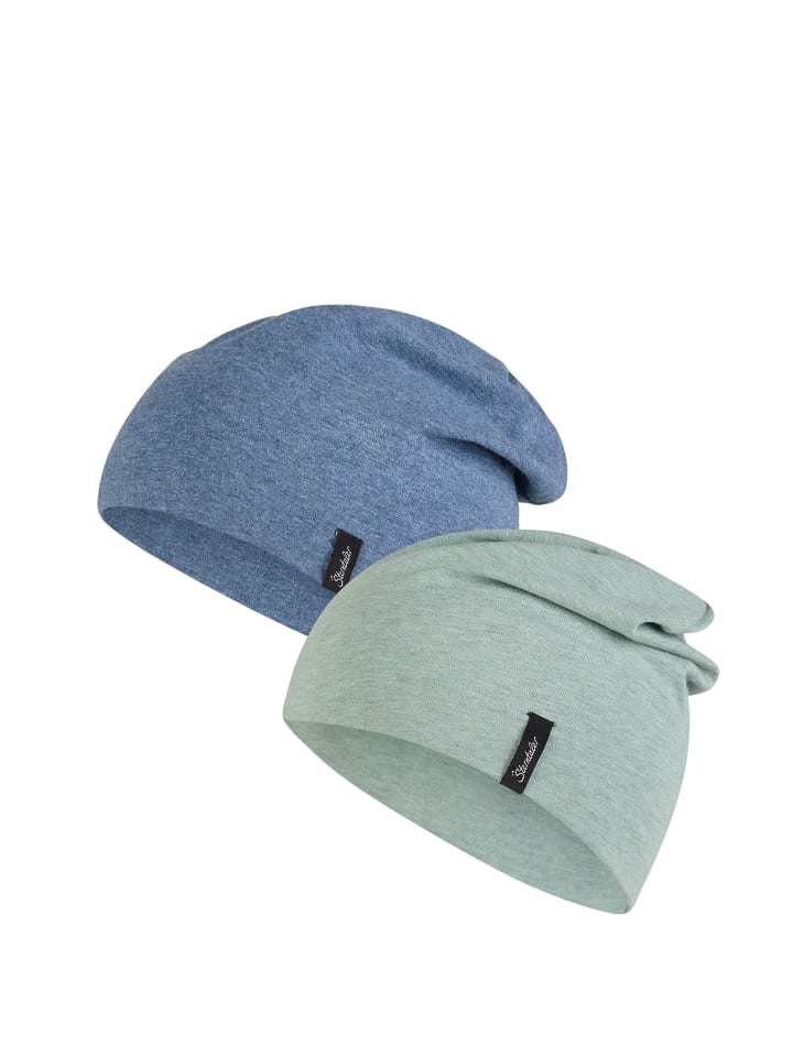 OCS Beanie Doppelpack in mehrfarbig