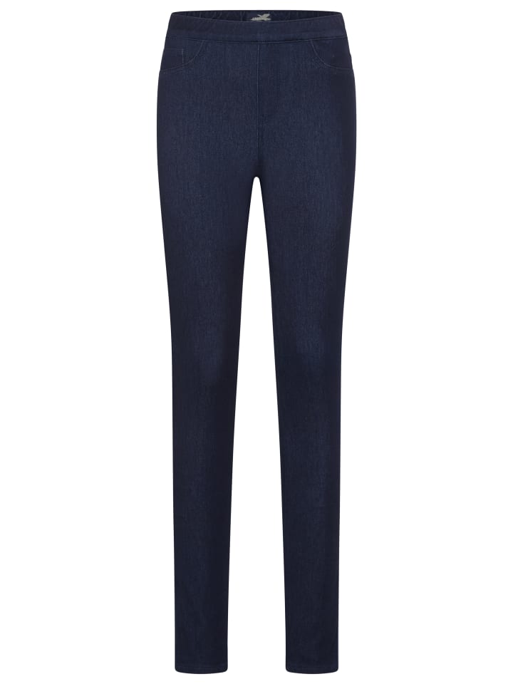 Jeansjeggings in dark blue washed