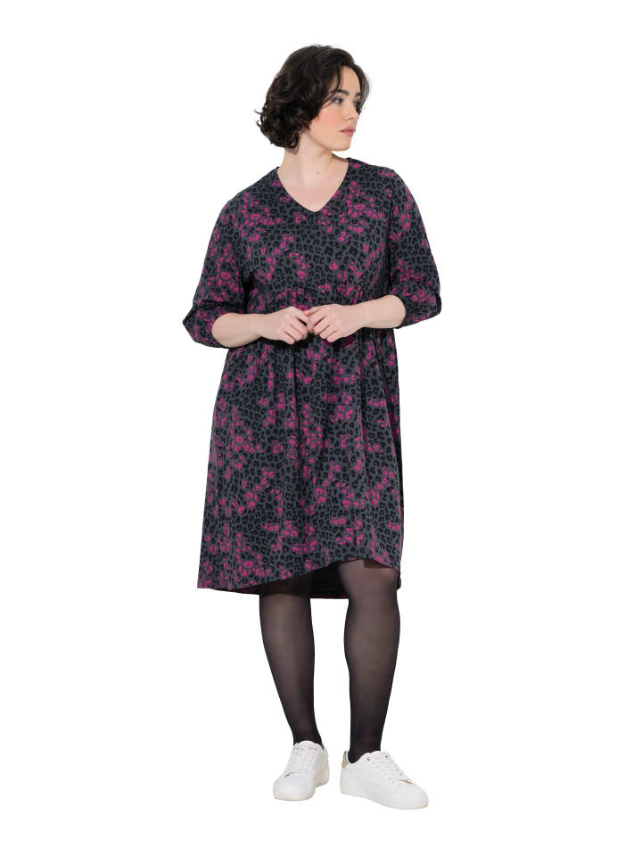 Jerseykleid in anthrazit