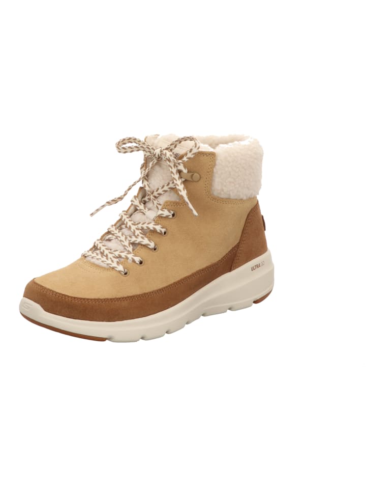 Schnürstiefel in braun
