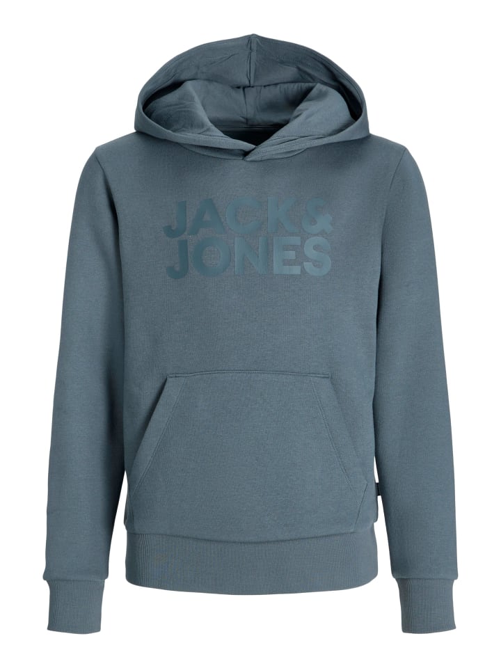 Hoodie JJECORP LOGO SWEAT HOOD SN MNI in stormy weather