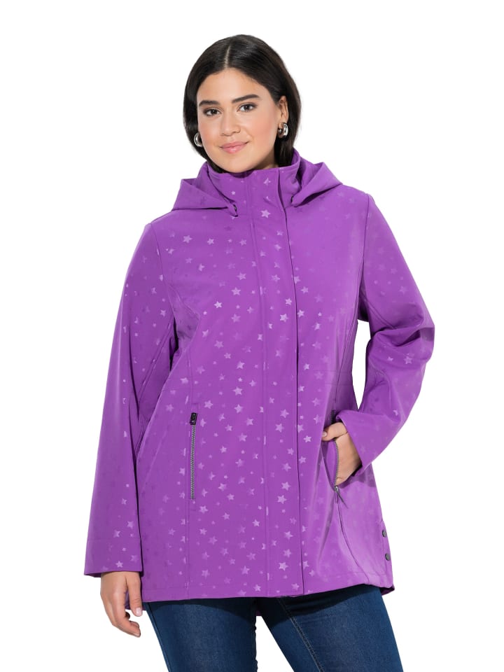 Softshelljacke in lila