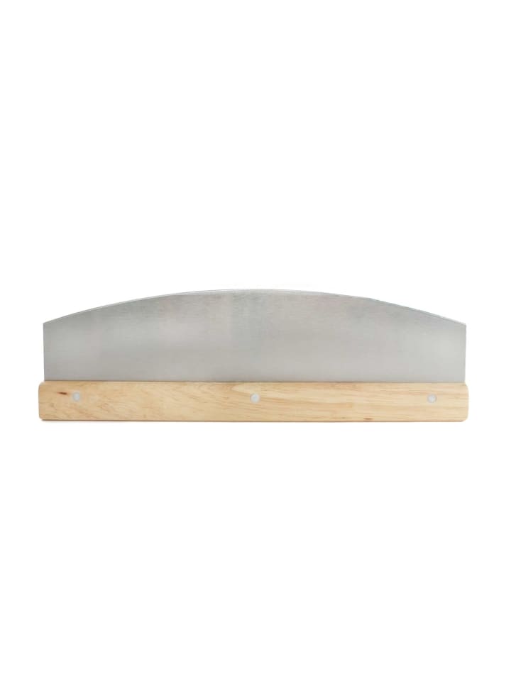Pizzaschneider Wiegemesser in Braun