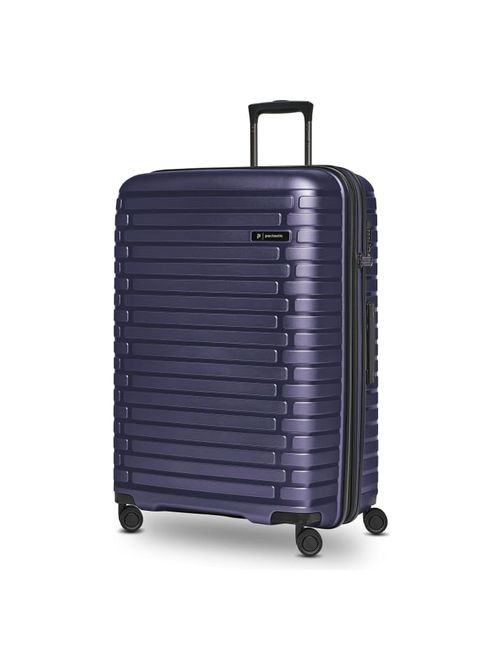 Collection 04 THE LARGE + 4 Rollen Trolley L 75 cm mit Dehnfalte purple-metallic