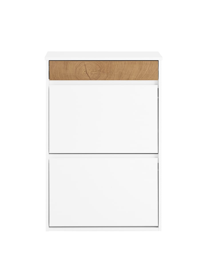 Schuhschrank in Weiß - (W) 25 x (H) 91 x (L) 61 cm