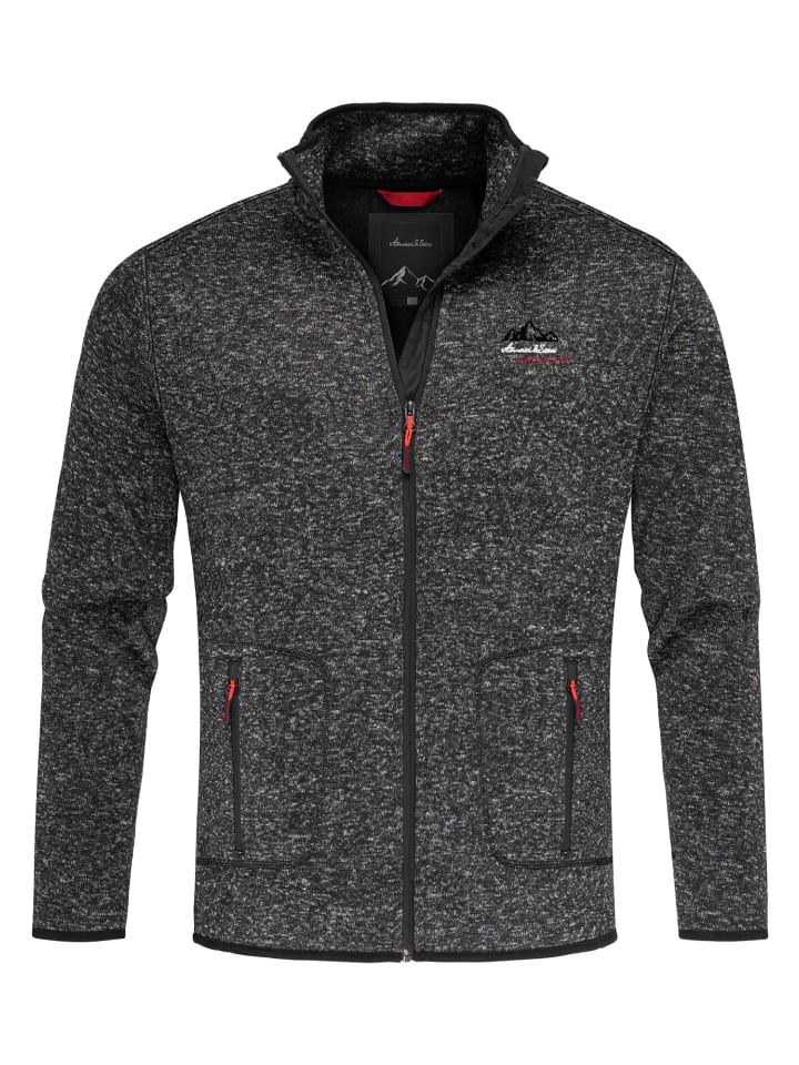 Fleecejacke VISALIA in Schwarz