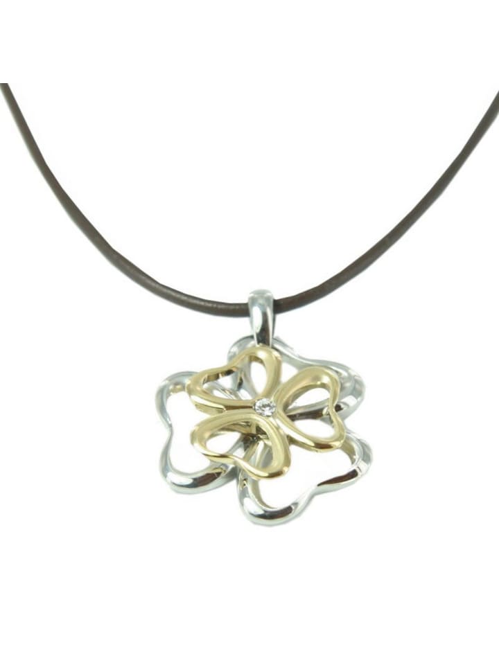 Halskette mit Anhänger in Silber – (L)43cm