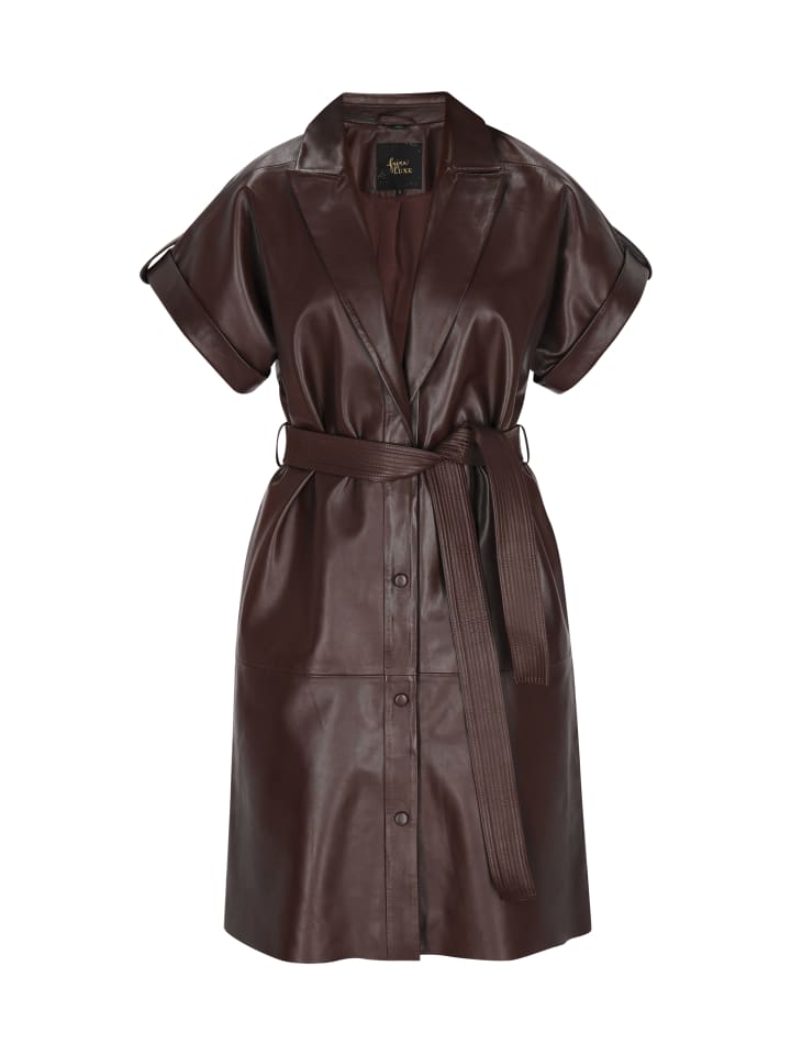 Women Dress in coffee brown