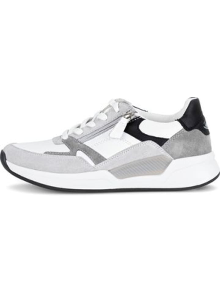 Sportlicher Schnürschuh in weiß
