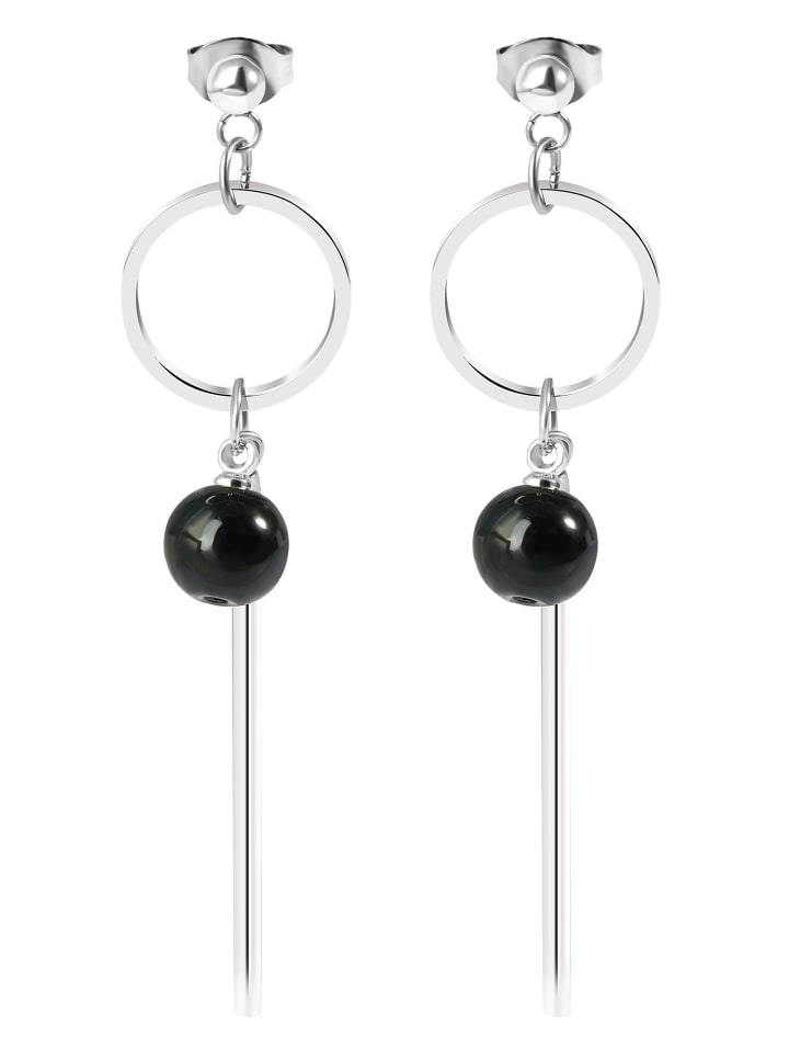 Damen Ohrringe – Ohrstecker aus Edelstahl in silber