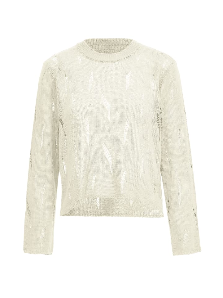 Women Sweater in Wollweiss