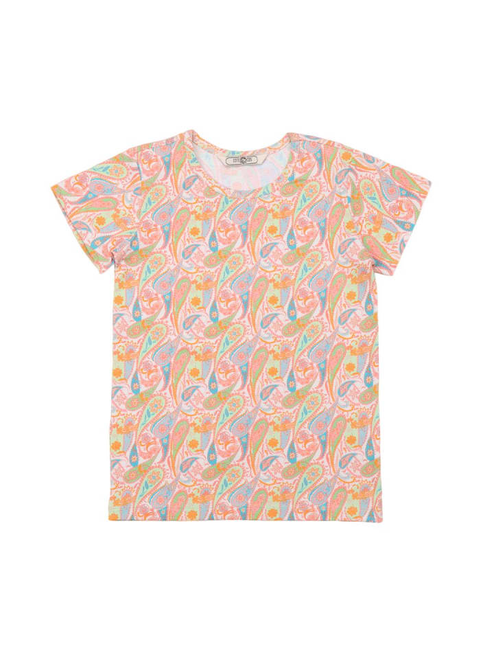 T-Shirt Colourful Paisley 23-T-Shirt