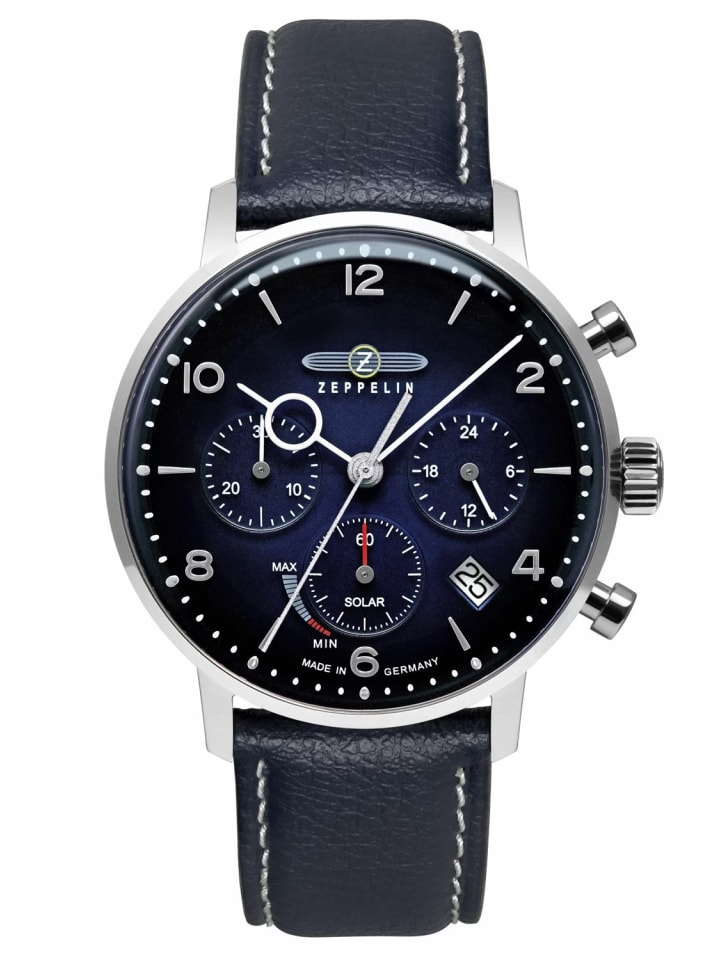 Herrenuhr Solar Chronograph LZ129 Hindenburg Blau