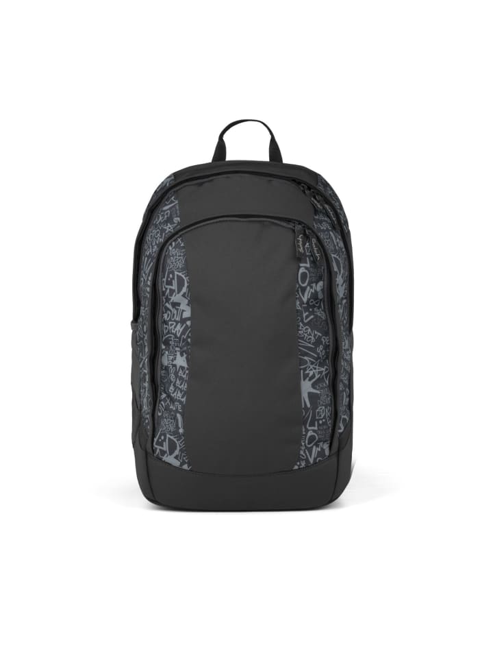 Schulrucksack AIR "Street Ink" in Schwarz