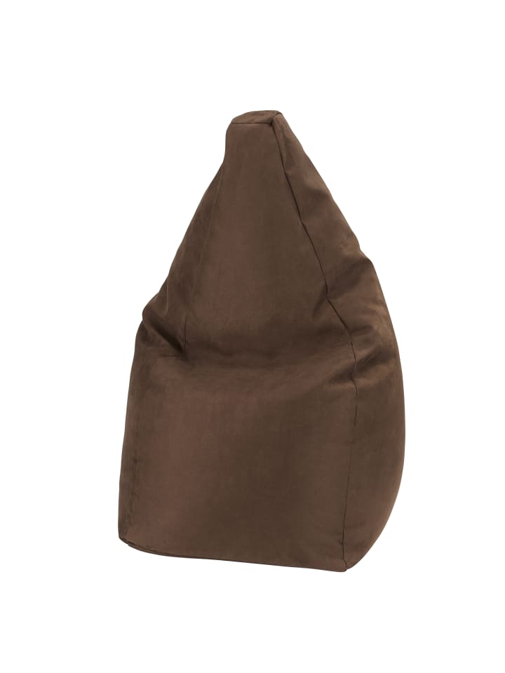Großer Sitzsack 110 cm hoch in schoko
