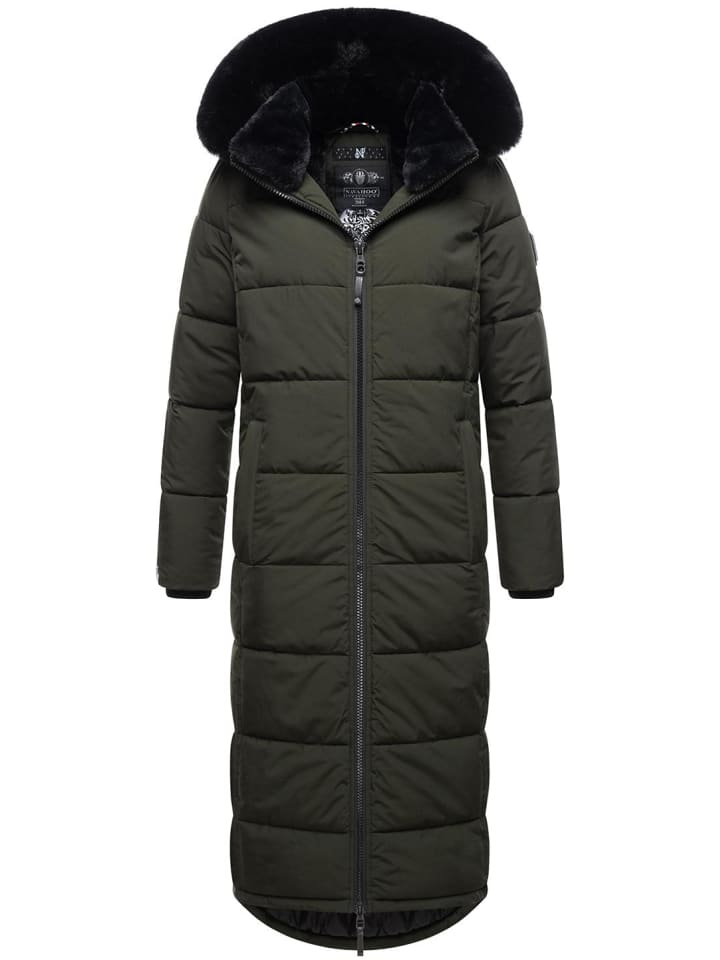 Winterjacke Navahoo Knuddelfee Damen Parka B990 in Olive