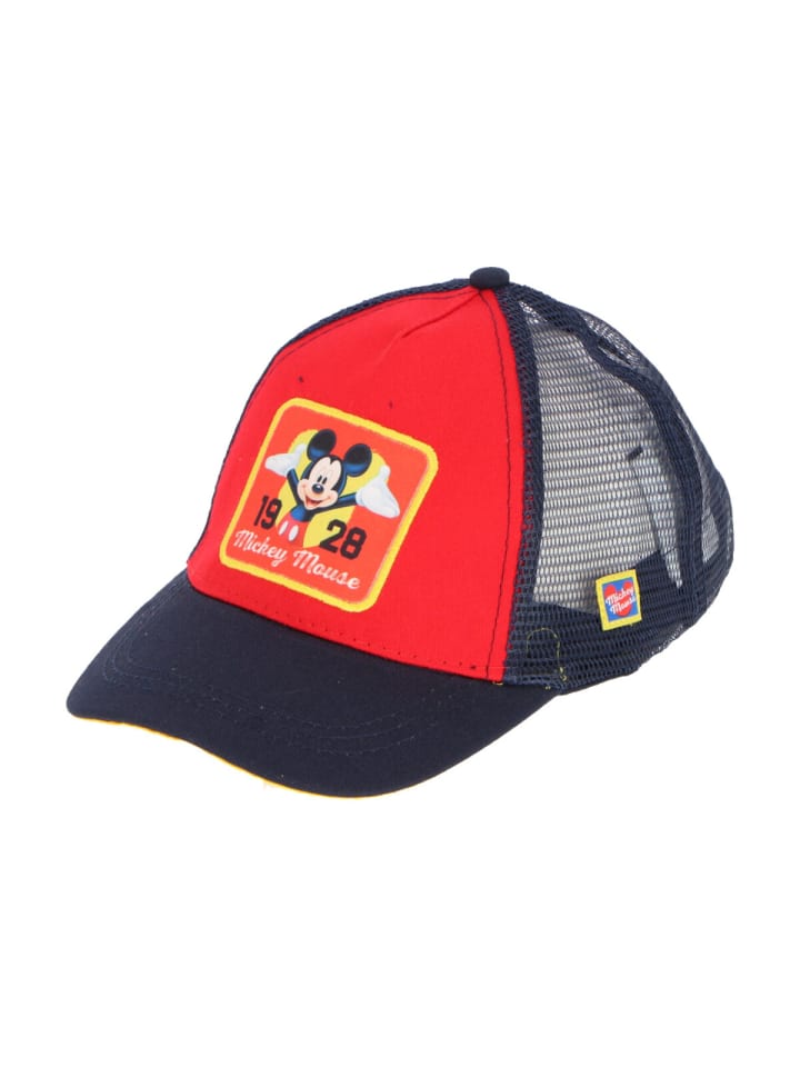Disney Mickey Mouse Cap Klassische Disney Kappe aus Verstellbar in Mehrfarbig