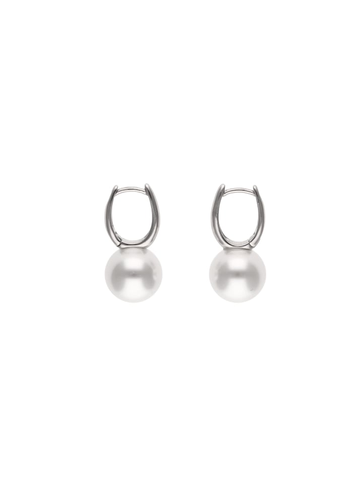 Women Earrings in Silver White