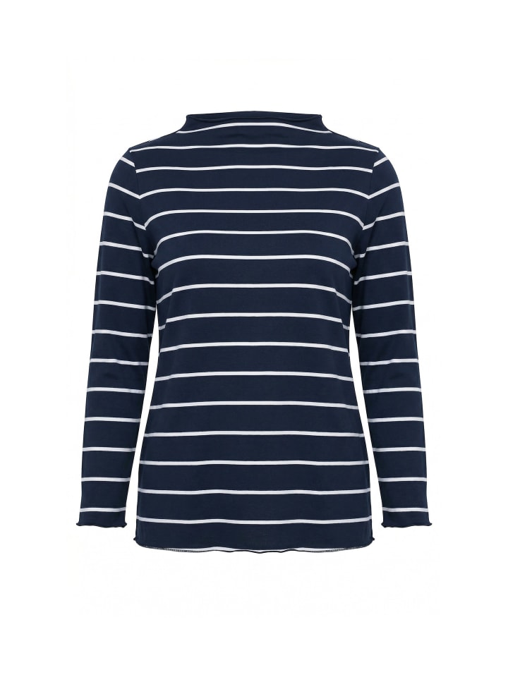 Langarmshirt in marine