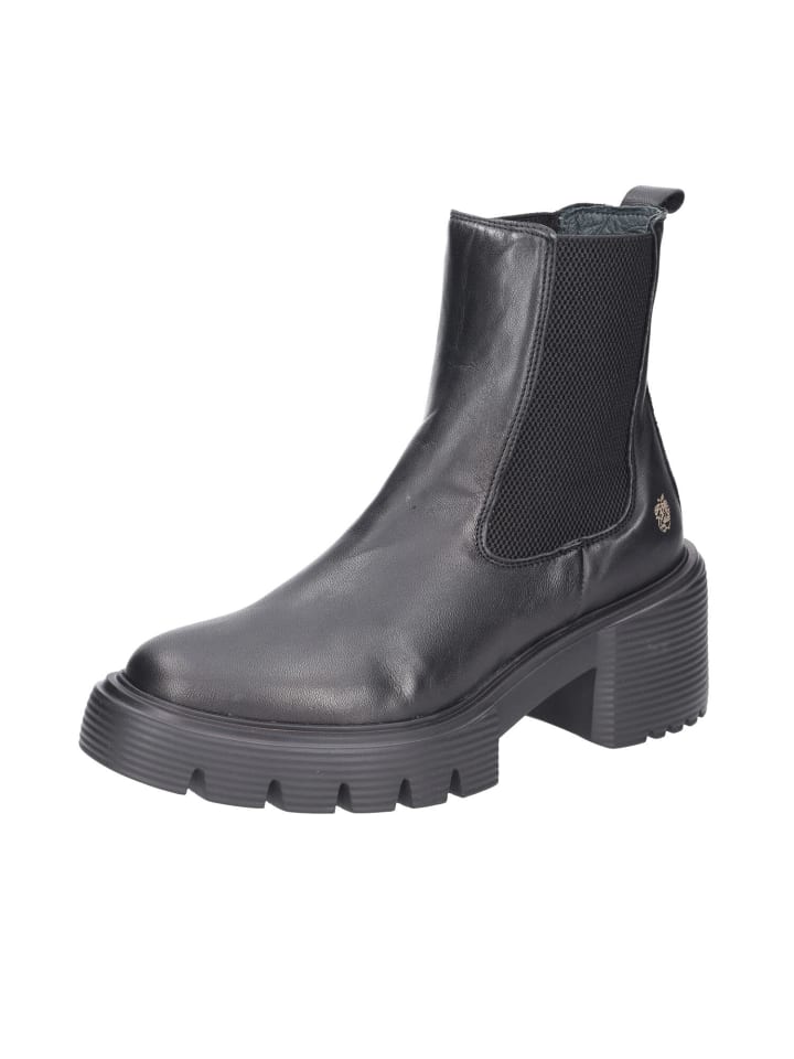 Stiefelette in schwarz