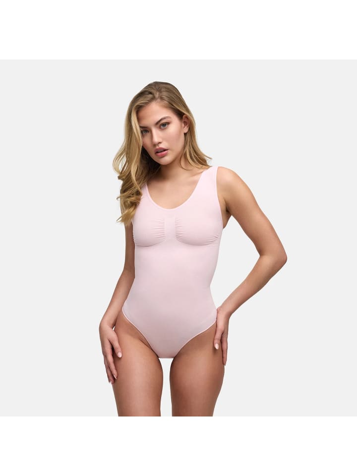 Figurformender Body mit String in Babyrosa